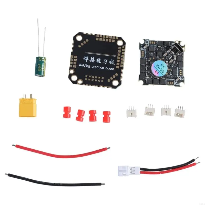 

Ruibet F4AIO 12A F411 Flight Controller BLHELIS 12A 1-2S 25.5X25.5mm for FPV Tinywhoop Cinewhoop Drones
