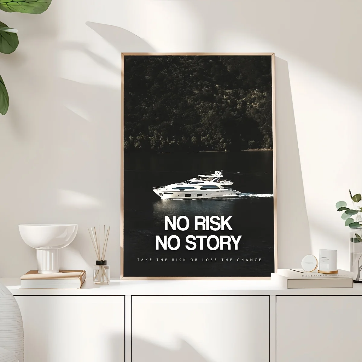 1pc Unframed Canvas Poster - Modern Art 