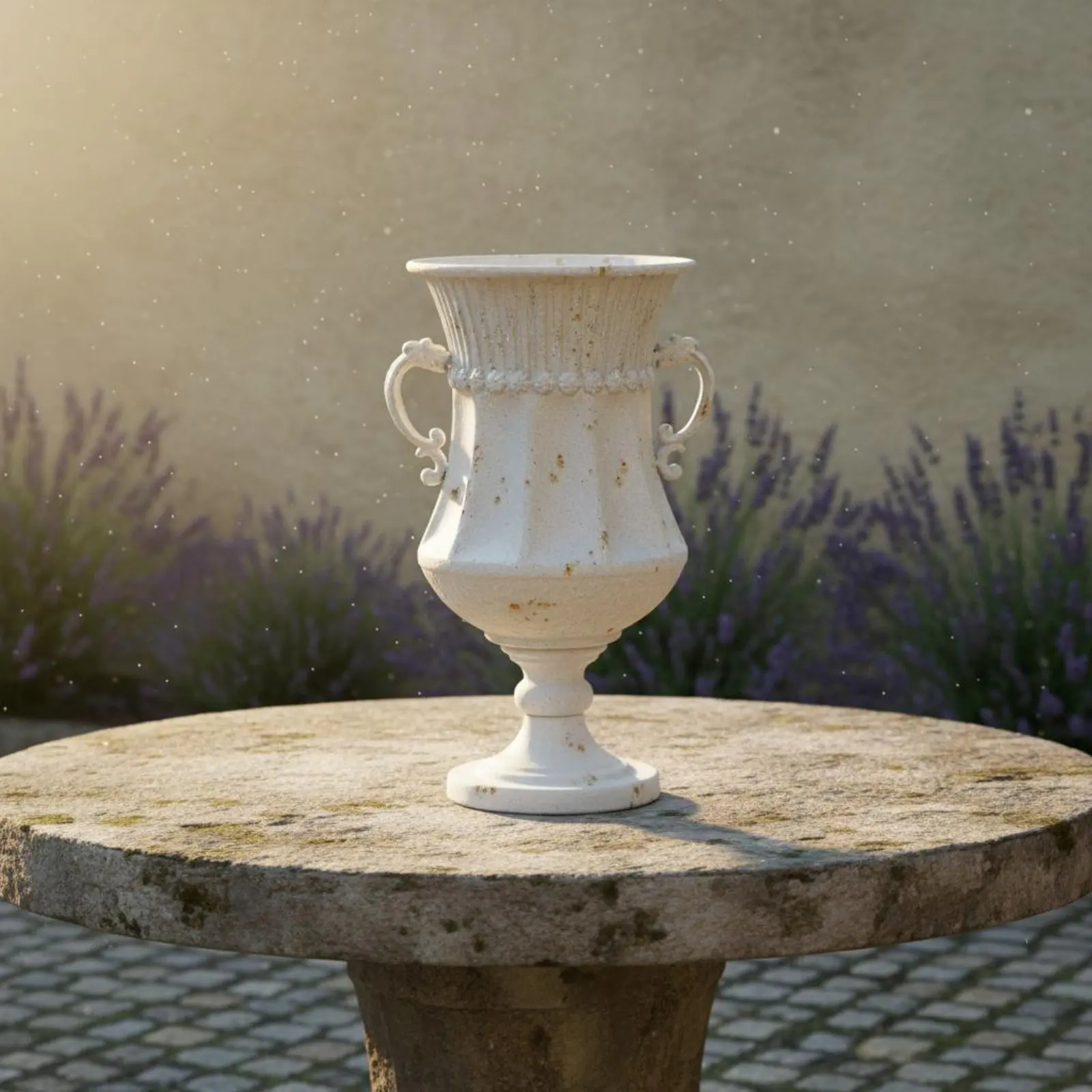 Vintage Urn Planter Ornate Handles French Design Vase Decorative Urn Vase Indoor Outdoor Use Home Decor Display Piece for Patio