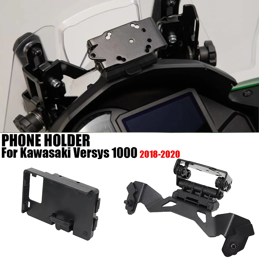 

Motorcycle Accessories GPS Smart Phone Navigation Mount Bracket Fit For Kawasaki Versys 1000 VERSYS1000 2018 2019 2020