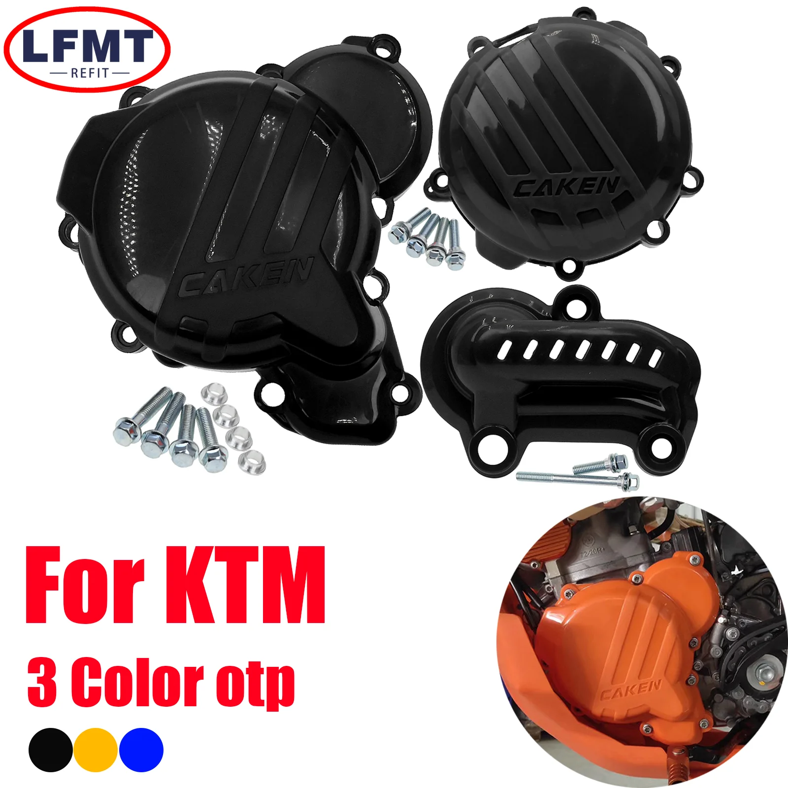 

For Husqvarna TE TX TC For KTM 250/300 EXC SX XC XCW TPI 2019-2023 Motorcycle Clutch Guard Water Pump Cover Ignition Protector