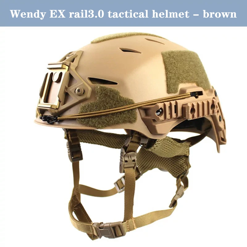 Kask taktyczny Wendy System Airsoft nowy polowanie na świeżym powietrzu CS gra wiatrówka lekki, oddychający wygodny kask ochronny