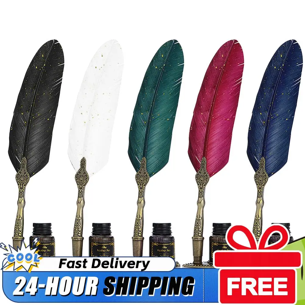 

Набор для каллиграфии: перьевая ручка с 2 наконечниками, подарочная коробка (без чернил)