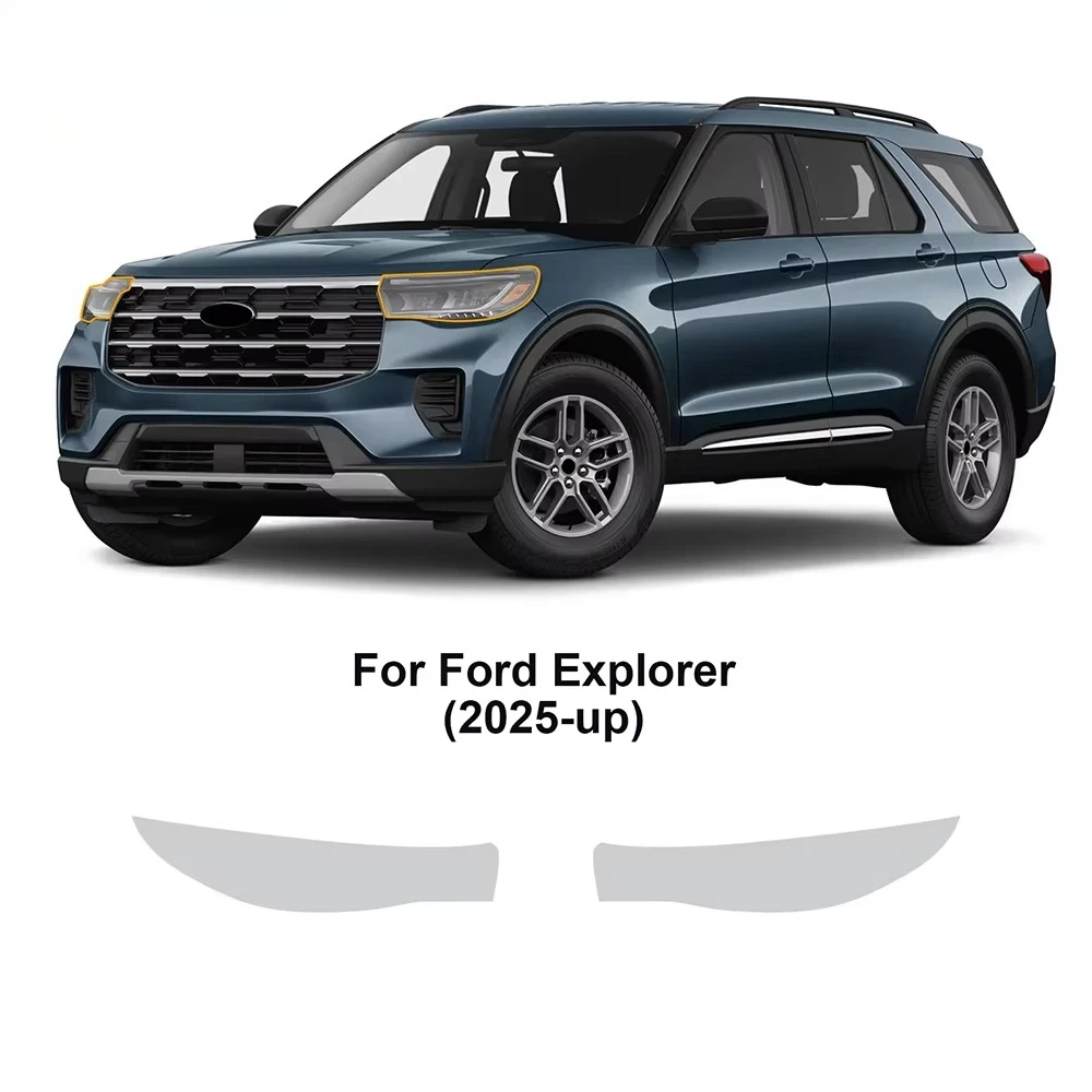 

Для Ford Explorer 2025 фара заднего вида на стойке B, защитная пленка для краски из ТПУ, предварительно вырезанная, прозрачная, PPF, защита от царапин, невидимая, устойчивая