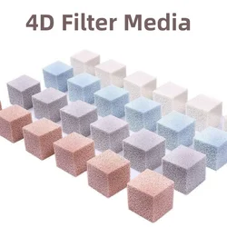 1L 4D Aquarium Bio Filter Media Fish Tank Wet Filter Media Block for Crystal Clear Water Aquarium Filter System filtro acuarios