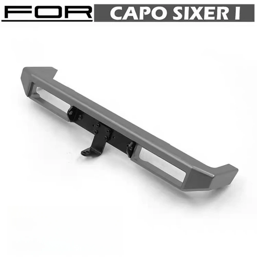 1/6 Crawler Truck Aluminum Rear Bumper for Capo sixer1 Samurai Jimny Off Road 1/6 Radio Control Car toy Upgrade part