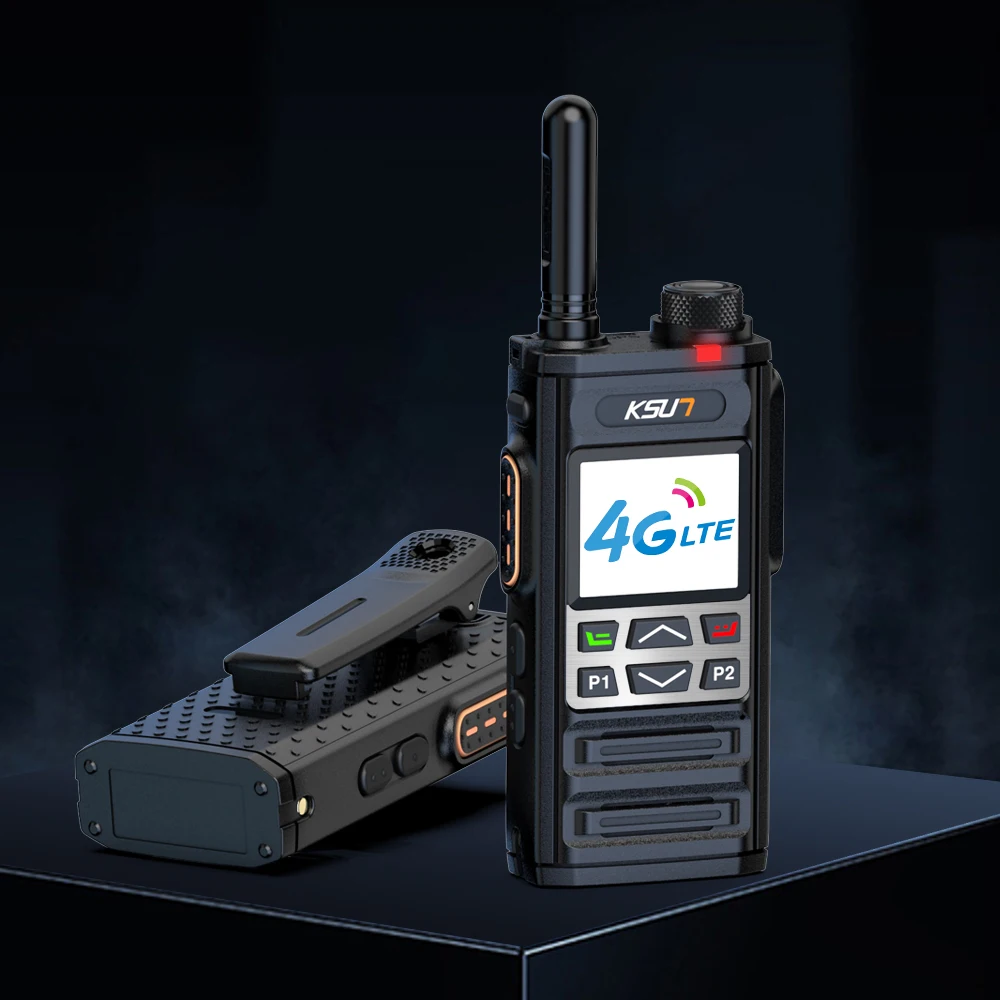 Long Range Global Walkie Talkie Compatible With ZELLO APP 4G Network Android WIFI Blue-Tooth Two Way Radio KSUN ZL35