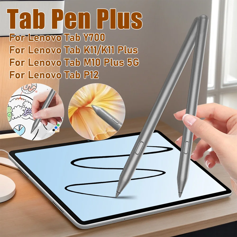 

Стилус Tab Pen Plus для Lenovo Tab Pen Plus AP501U AP500U, 4096 уровней чувствительности к нажатию, распознавание наклона, функция предотвращения случайных касаний ладонью