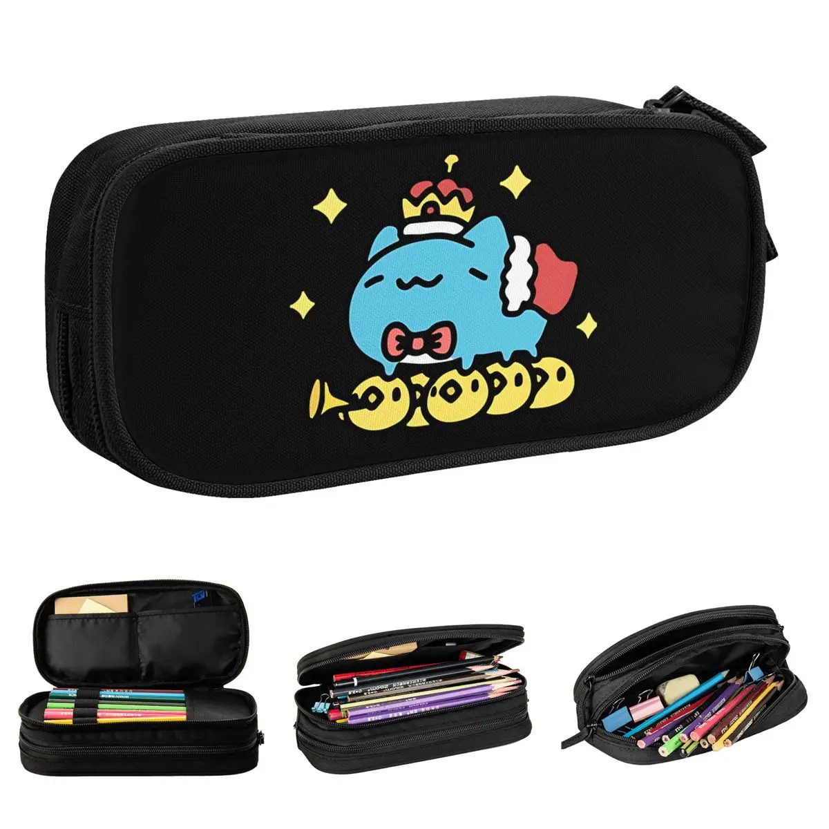 

Bugcat Capoo мультяшный пенал для ручек, детская большая сумка для хранения школьных принадлежностей, подарки, пенал