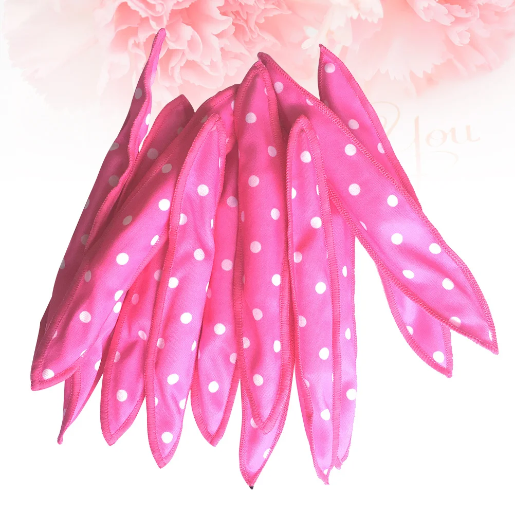 30 قطعة من بكرات الشعر على شكل أذن أرنب للنساء، مجموعة تصفيف بديلة لتجعيد الشعر الطبيعي المموج في صالونات التجميل المنزلية