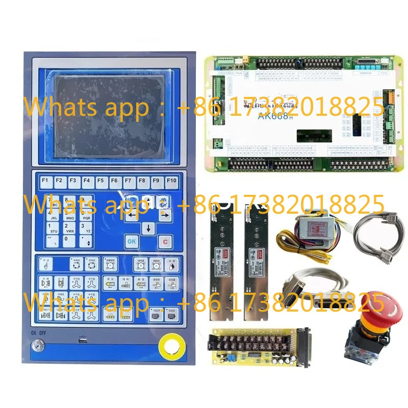 

Brand New Haitian AK668H Controller With HMI-Q8 Panel Full Set PLC Techmation AK668 Injection Molding Machine Control Sytem