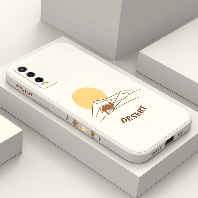 

Iceberg Reflection Phone Case For VIVO Y20 Y12 Y22 Y02 Y76 Y30 Y50 Y33 Y35 Y76 Y95 Pro 4G 5G Silicone Cover