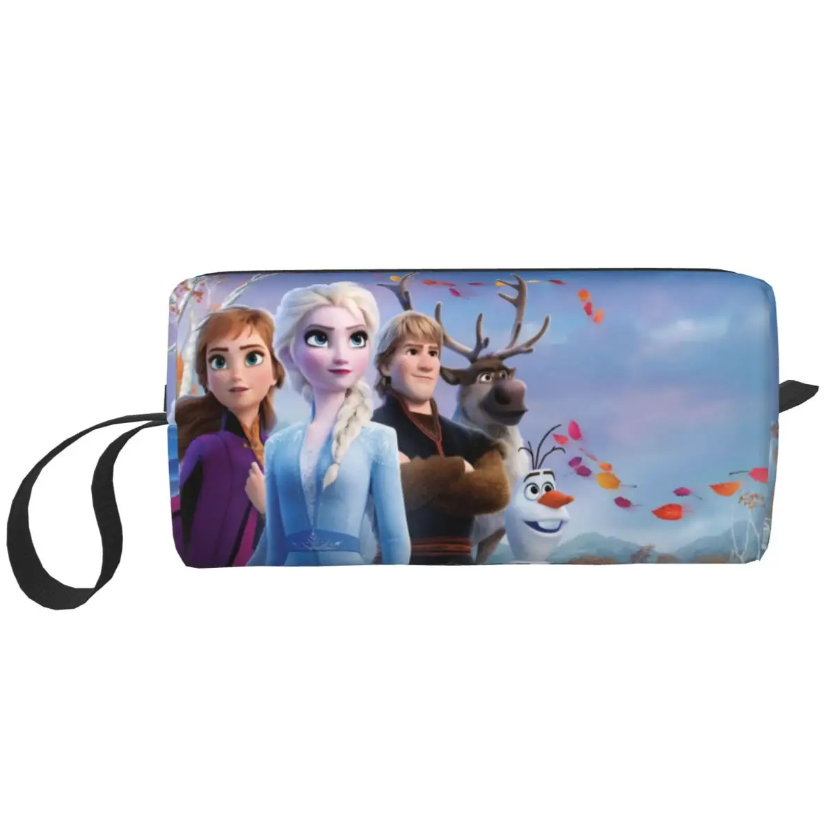 

Custom Travel Cartoon Frozen Princess Toiletry Bag Portable Makeup Cosmetic Organizer Women Beauty Storage Dopp Kit Case