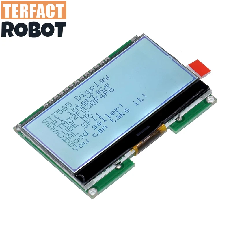 Lcd12864 12864-06D, 12864, módulo LCD, COG, con fuente china, pantalla de matriz de puntos, interfaz SPI