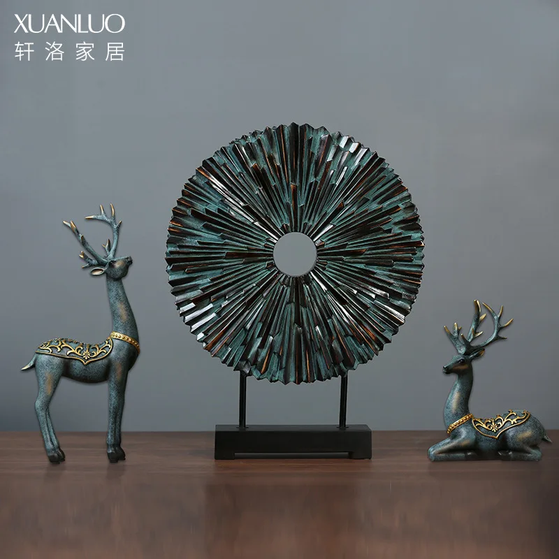 Creative European Retro Home Entrance Hall, Sales Office Desk Decoration, New Home Moving Decoration Ornament