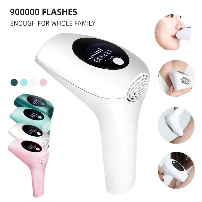 

IPL Laser Depilator Professional Permanent LCD Laser Hair Removal 900000 Flash Photoepilator Women Painless hair Remover Machine