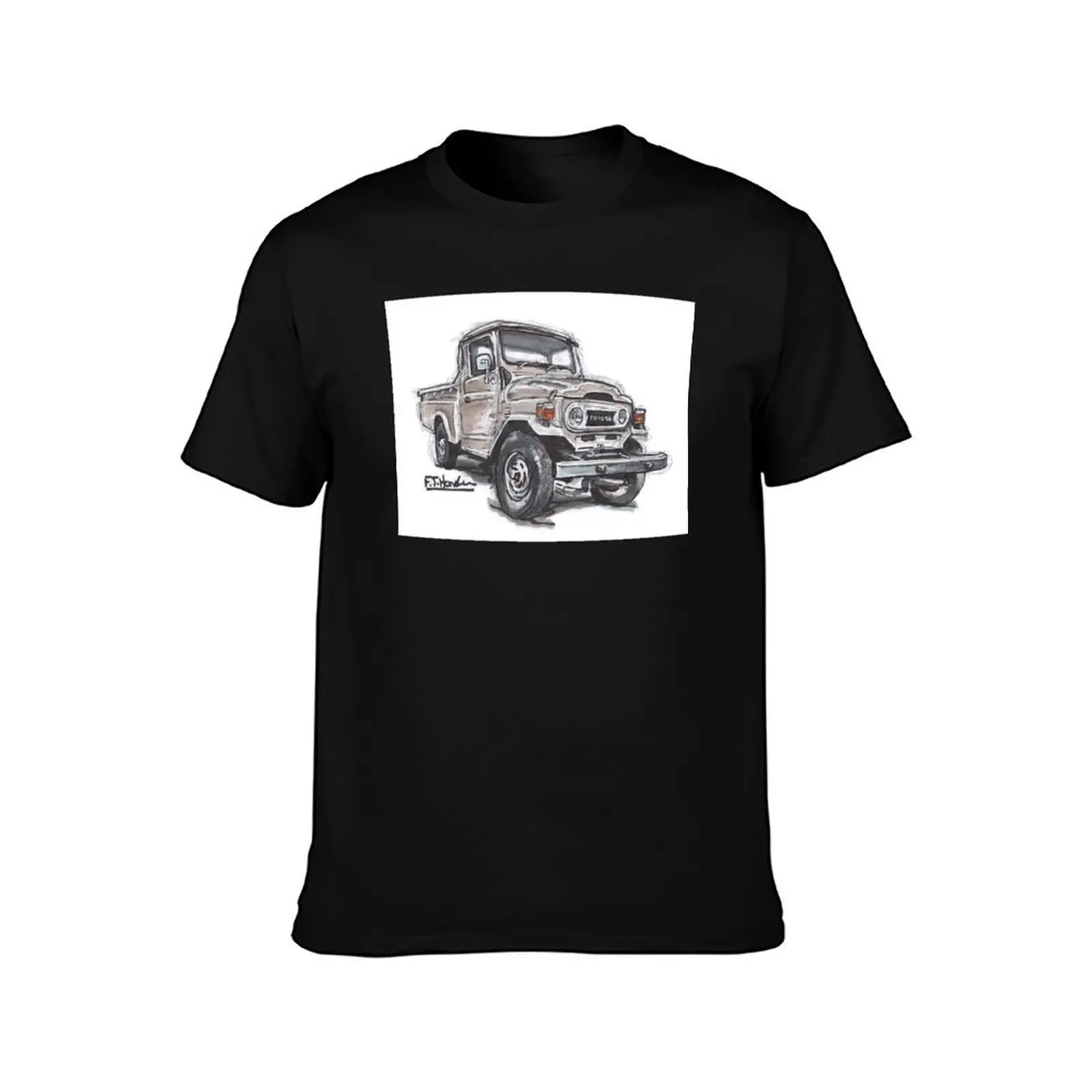 FJ45 Toyota Land Cruiser T-Shirt korean fashion sweat Men's t-shirts