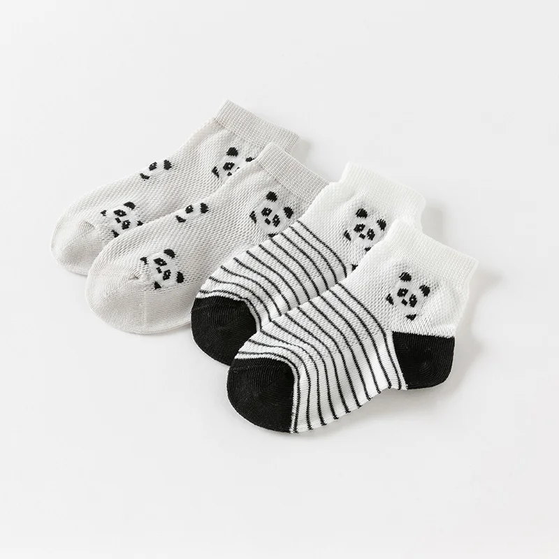 Dave Bella Baby Boys Girls Summer Socks Panda Printed Cute Socks for Shorts Pants Clothes Multi Accerrory DB2252013