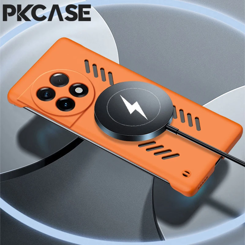 PKCASE المغناطيسي تبديد الحرارة جراب هاتف ل One Plus 13T 13R 13 12R 12 11R 11 10T 10R 10 Ace 5 Ultra 3 2 Pro Nord CE4 غطاء