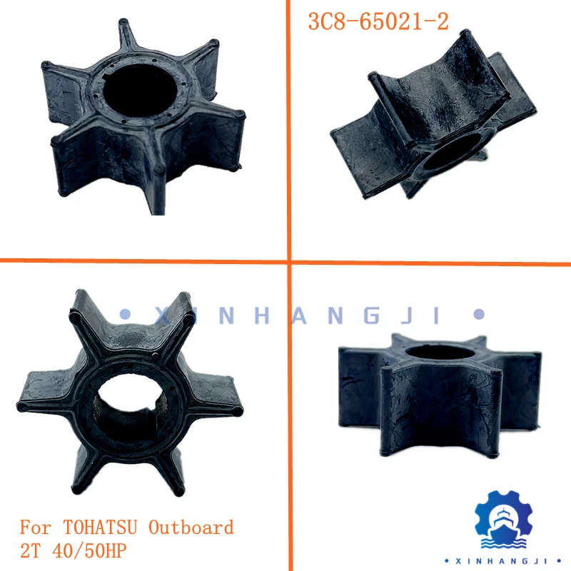 

Крыльчатка водяного насоса 3C8-65021-2 для подвесного 2-тактного двигателя TOHATSU 40HP 50HP ,18-8922 ,3C8650212, запчасти для лодочного мотора