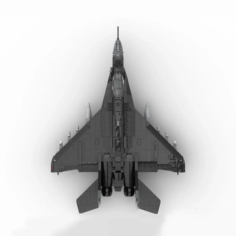 highly detailed Mig 35-S modern fighter jet bricks airplane aircraft blocks military custom plane moc building USAF us usa