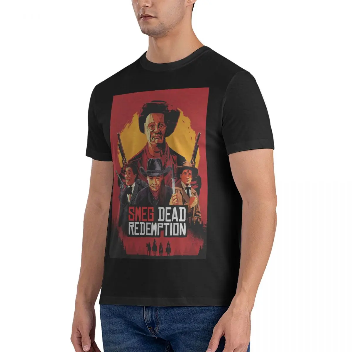 Men SMEG T Shirt Red Dead Redemption 100% Cotton Clothes Amazing Short Sleeve O Neck Tees Gift Idea T-Shirt