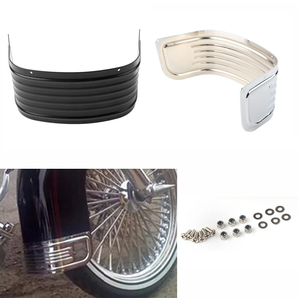 

Motorcycle Front Fender Skirt Trim Cover For Harley Touring Road King Ultra Limited Electra Glide FLHR FLHX 2014-2022
