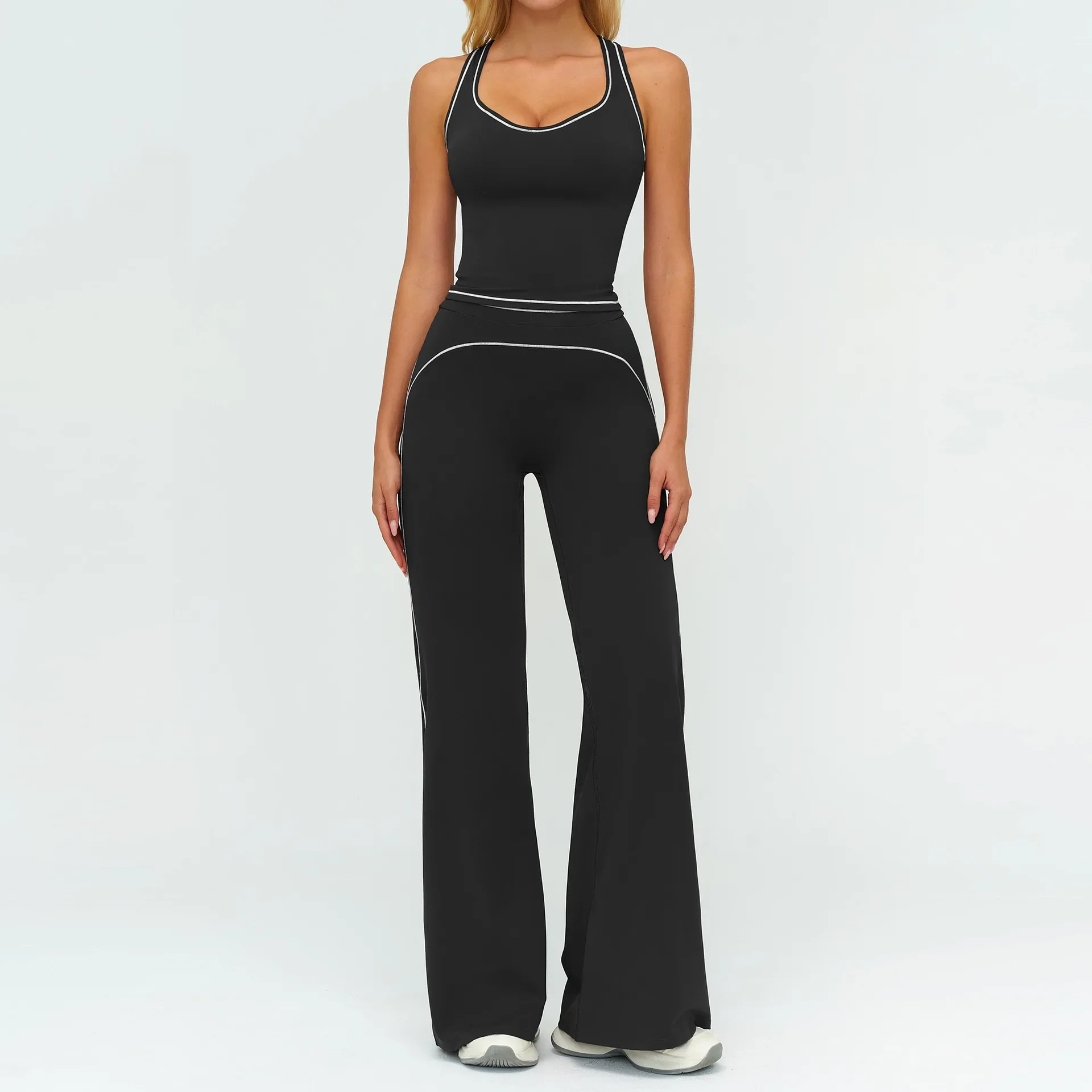 2PCS Yoga Set Fitness Tracksuits Women Gym Workout Athletic Wear Women Yoga Suit Sexy Sports Bra High Waist Leggings Sportswear