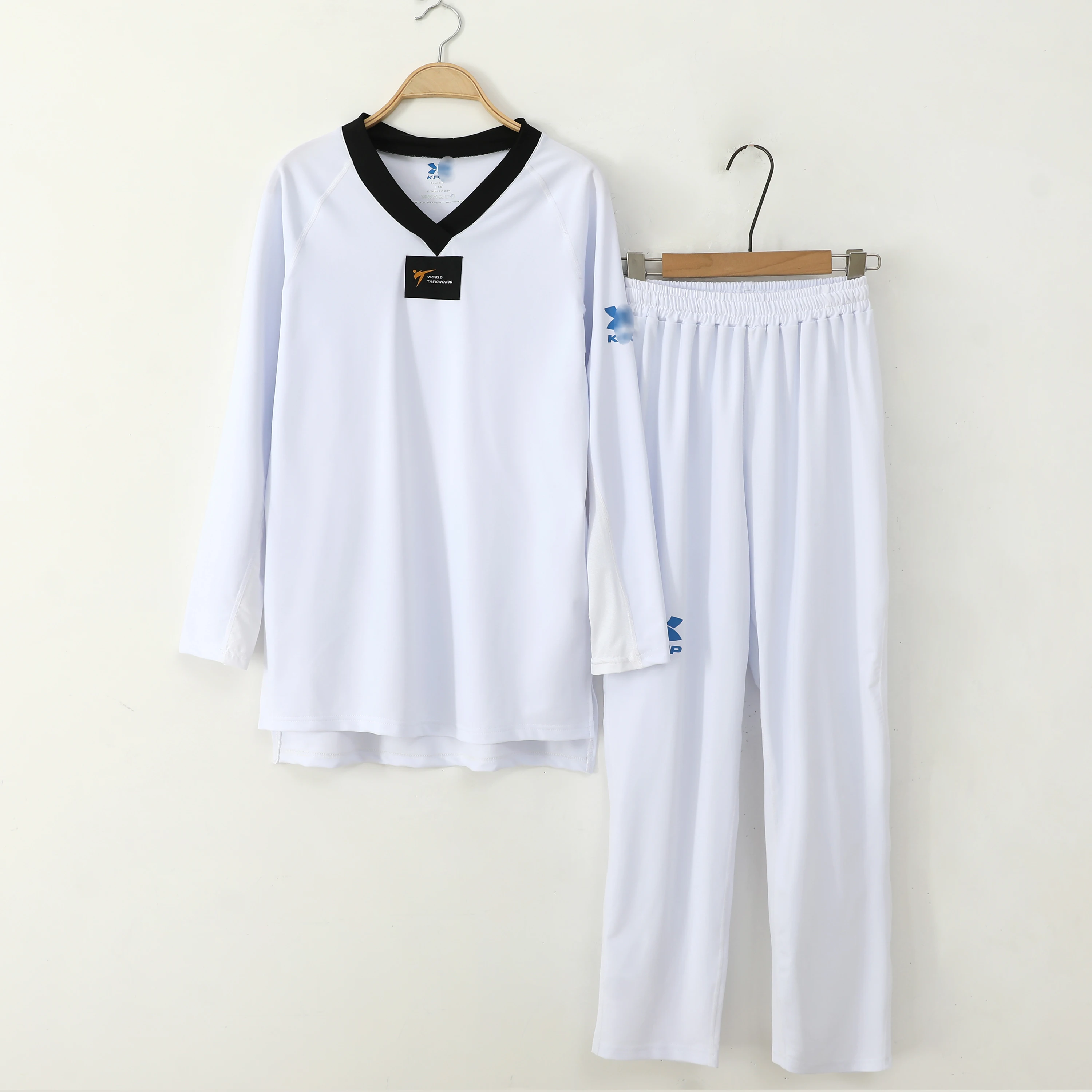 competitive-taekwondo-uniform-tight-fit-elastic-quick-dry-adult-and-child-short-and-long-front-design-martial-arts-competitio