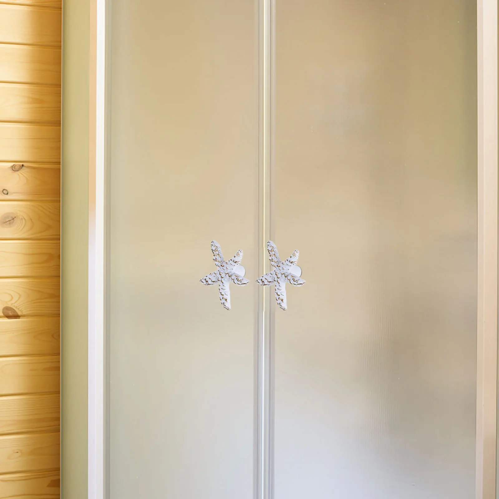 

4 pcs Ocean Style Cabinet Knobs Set Marine Animal Drawer Handles For Dresser Wardrobe Door Pulls Beach Themed Metal Hardware