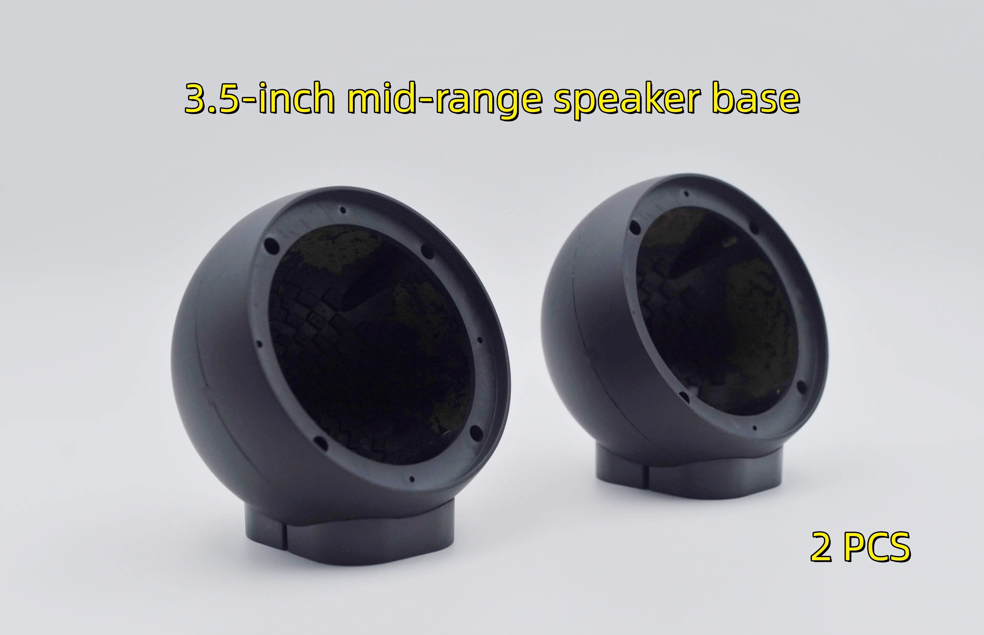 

2pcs Car Audio Speaker Three-way Speaker Bracket 3.5-inch Mid-range Speaker Base Free of Inverted Mold Non-destructive Bracket