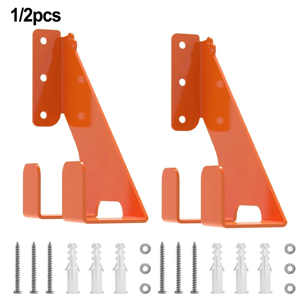 

Heavy Duty Chainsaw Holder Wall Mount for Organized Garage Storage Dual Hook Design for Efficient Tool Organization