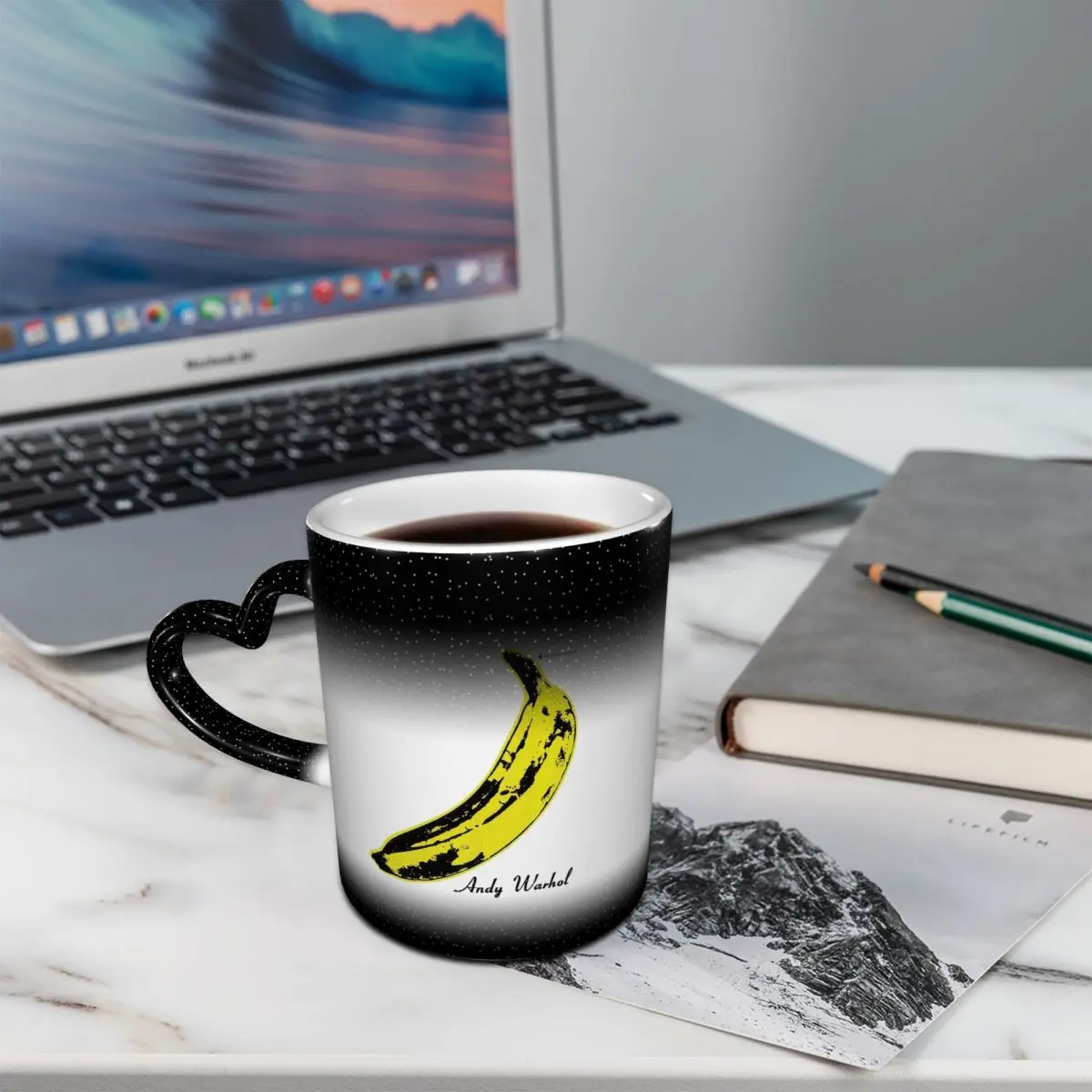 Andy Warhol Banana Velvet Underground Mug Funny Ceramic Coffee Cups Tea Mugs Milk Cup Drinkware Gifts for Friends