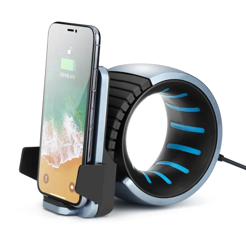 

Mobile desktop wireless charging