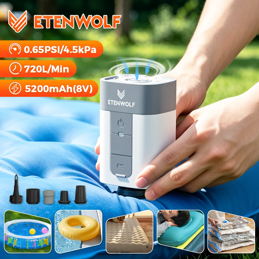 etenwolf-air-5-電動エアポンプ-720-l-分-高速インフレータ＆デフレータ-5200mah-ポータブルポンプ-プールフロート用-真空収納バッグ
