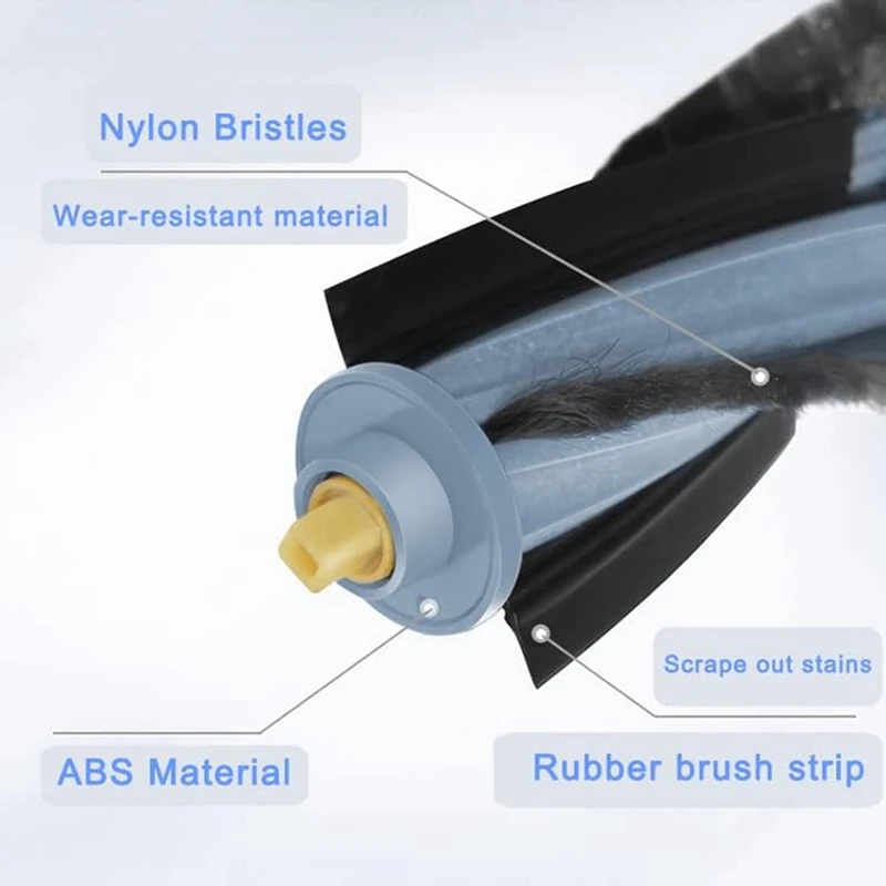 อะไหล่ชุดสําหรับ Ecovacs Deebot X1 Turbo Omni / T10 Omni เครื่องดูดฝุ่นหลักแปรงด้านข้างตัวกรอง HEPA Mop Pads