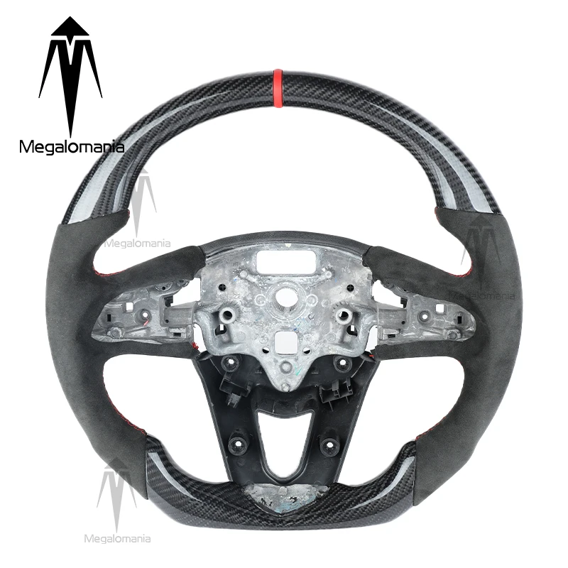 Fit For Cadillac CT4 CT6 CTS SRX XT4 XT6 ATSL 2019 2020 2021 2022 Carbon Fiber Steering Wheel