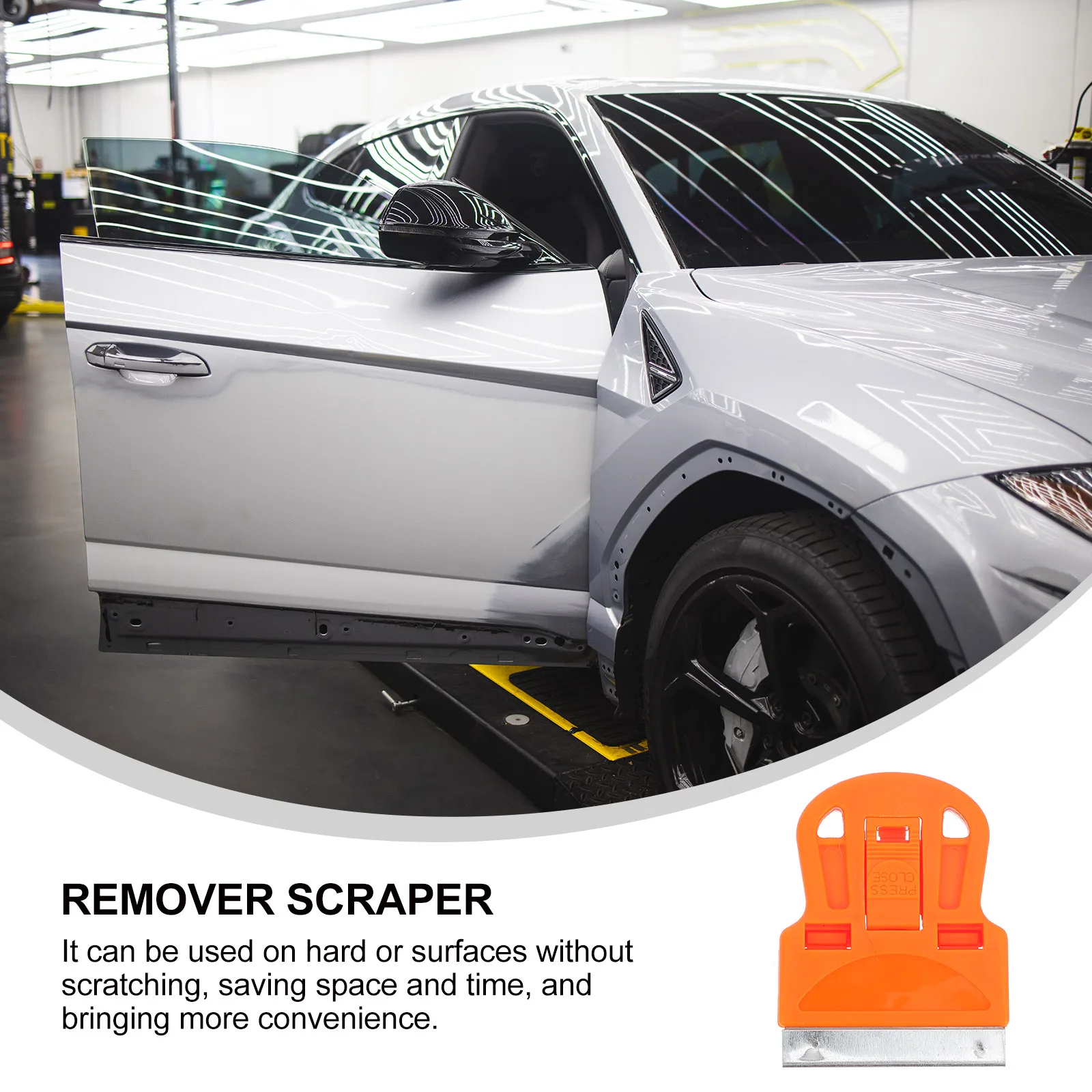 

10pcs Paint Car Film Sticker Paint Decal Plastic Scraper Removal Window Car Glass Scraper Tile Portable Blade