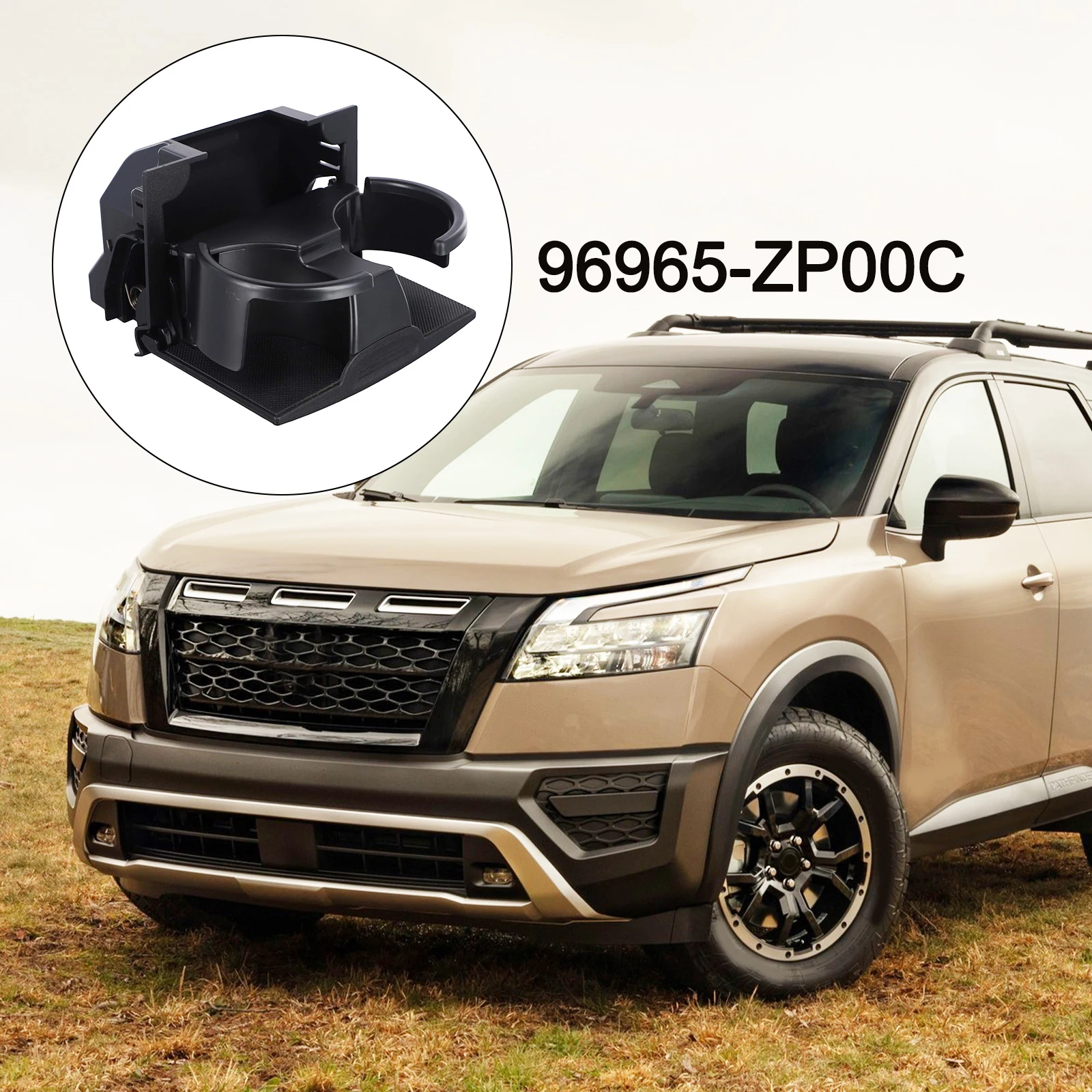 

Vehicle Accessory 96965-ZP00C Cup Holder ABS Material Direct Replacement Easy Installation High-quality Materials