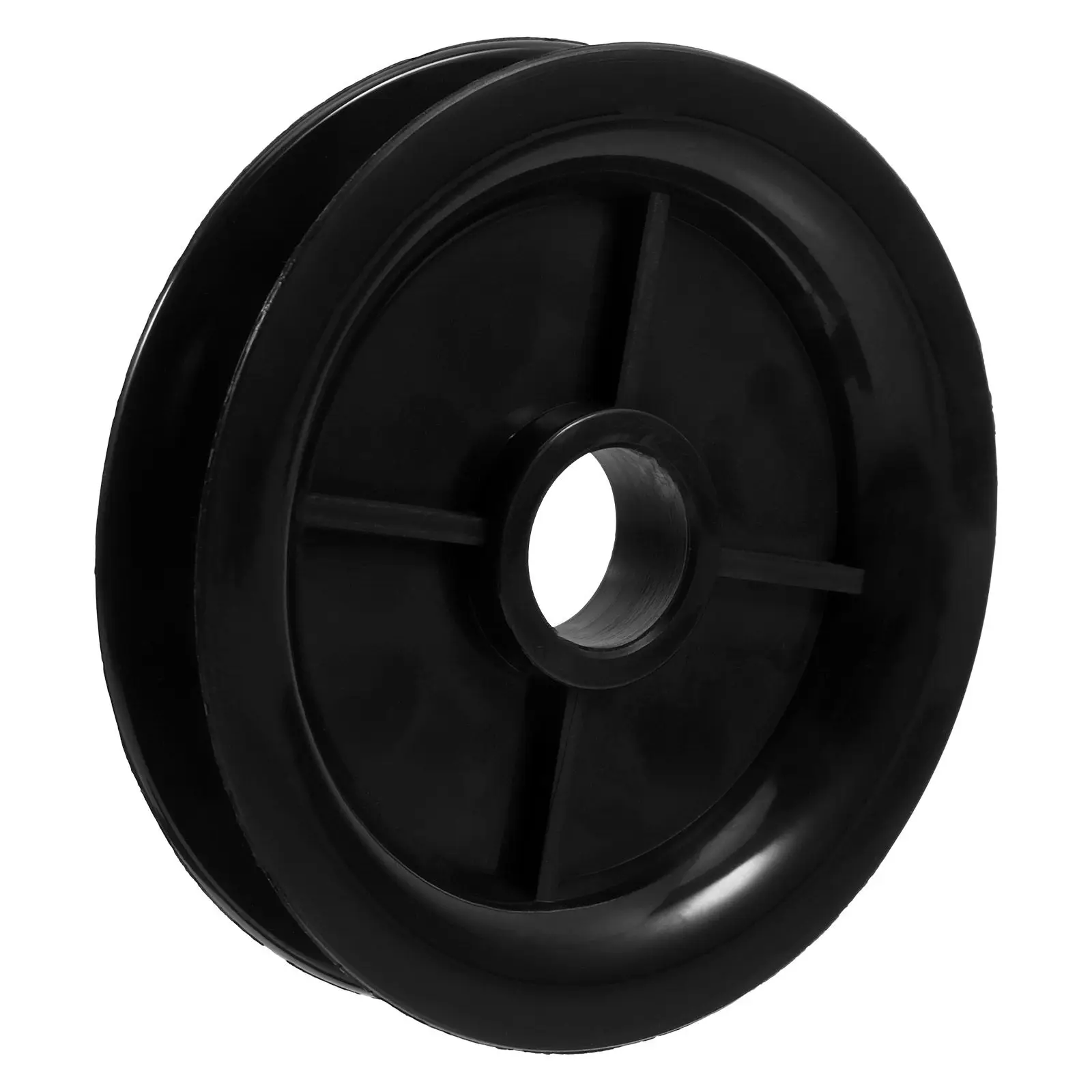 3 Ton Forklift Mast Guide Wheel Single Slot Plastic Pulley Replacement Inner Hole Gym Cable Machine Parts Garage Door Hardware - view 2