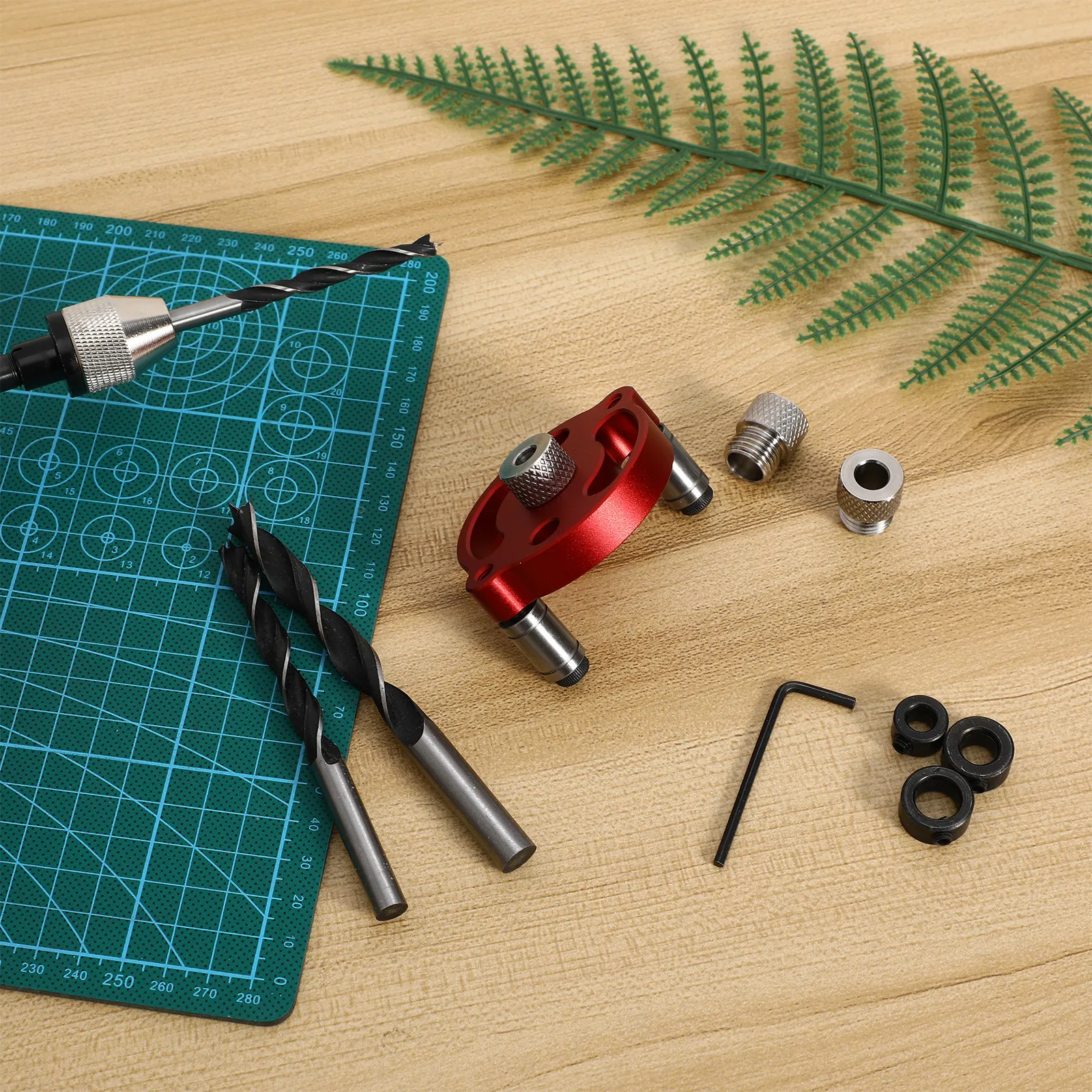 1Set Aluminiumlegering Houtbew - Dowel Jig Kit recensie en prijs