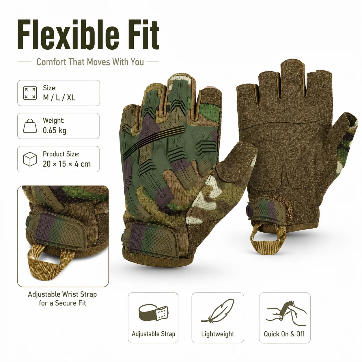 Full Finger Tactical Gloves Br - огляд і ціна Outdoor Sport Gloves