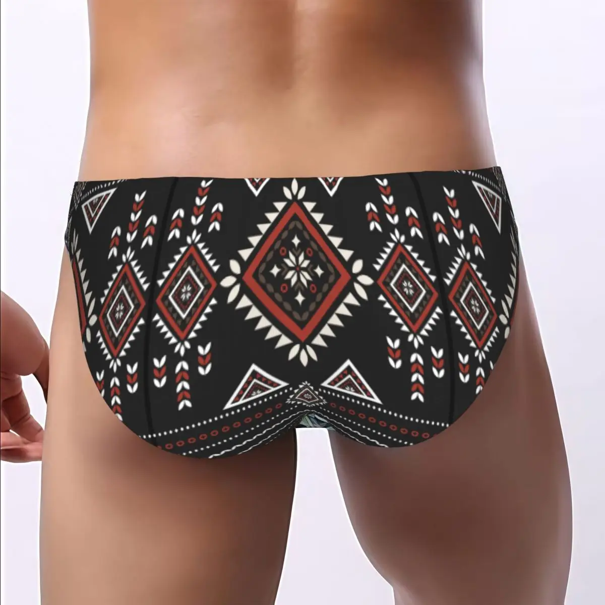 Geometric Patterns Men's Panties Man Briefs Sexy Underwear Male Bikini Underpants Fashion New