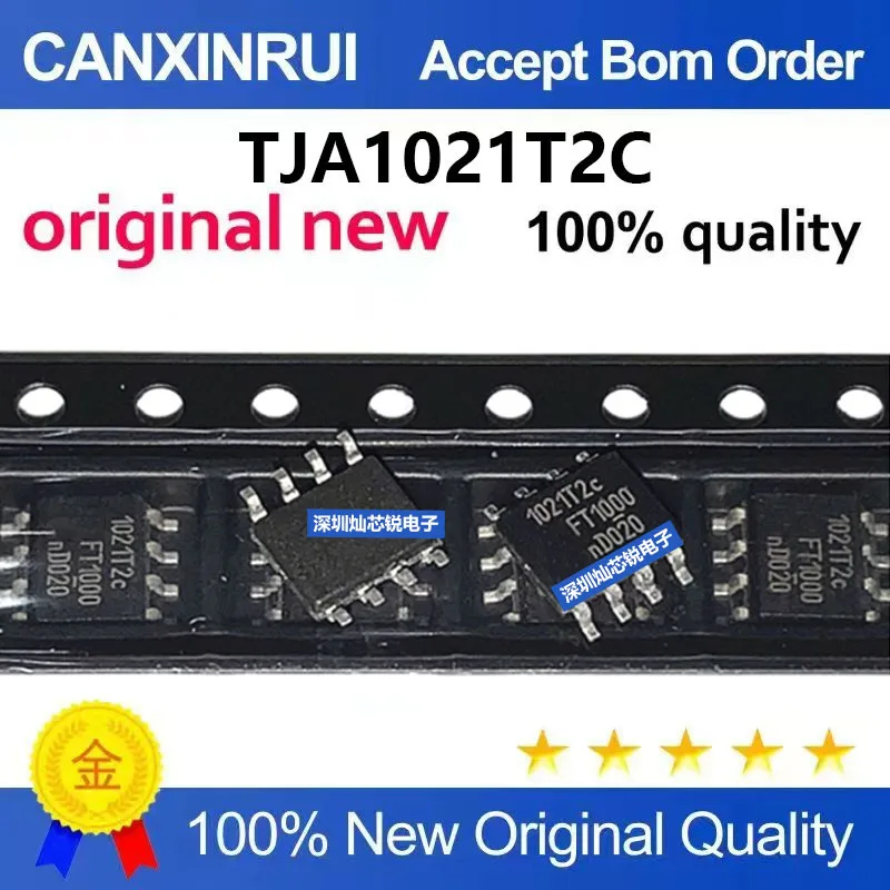 (5-100pieces)Brand new original TJA1021T TJA1021T2C SMD SOP8 computer board vulnerable CAN communication chip