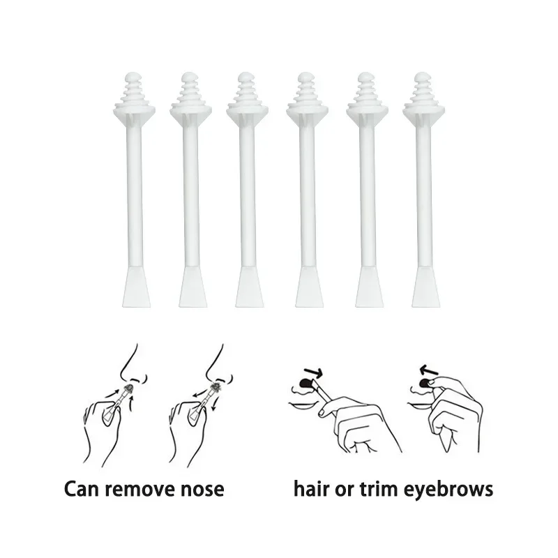 2026 Portable Nose Hair Stick Wax Bean Set Nose Wax Applicators For Painless Nose Hair Removal Tool Wax Accessories Beeswax Safe