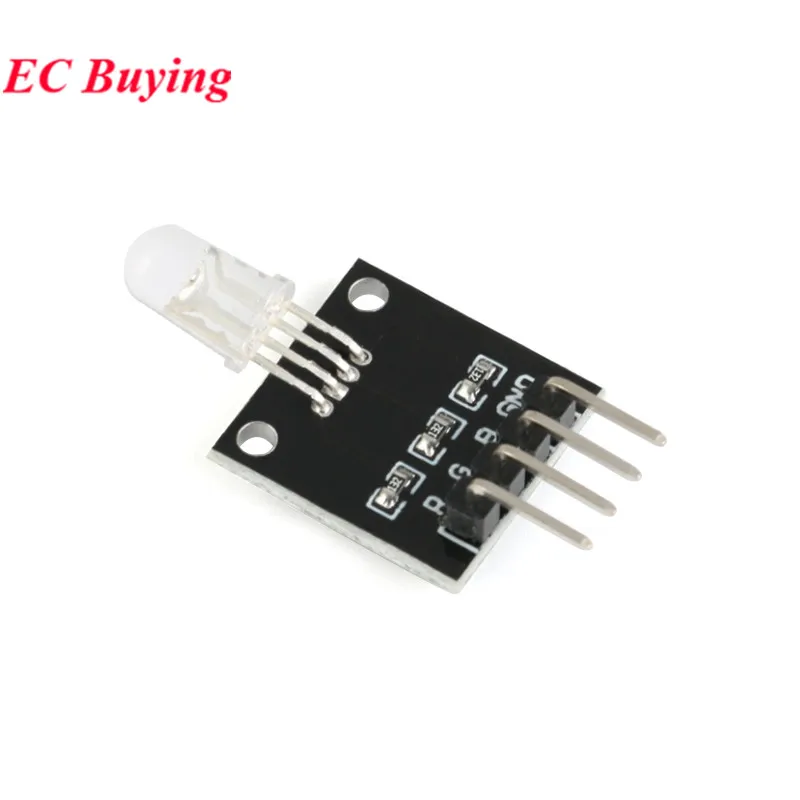 10pcs/1pc KY-016 3 Color RGB LED Sensor Module for Arduino DIY Starter Kit KY016 3.3/5V Three Colors Smart Electronics 4pin