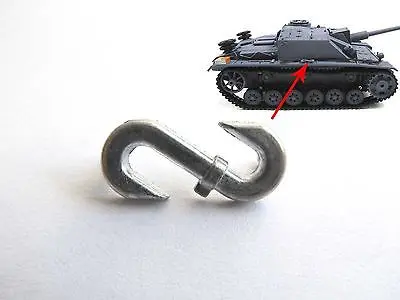 

Mato 1/16 German Stug III RC Tank Upper Hull Metal 'S' Shackle MT123 Spare Parts TH00814-SMT2