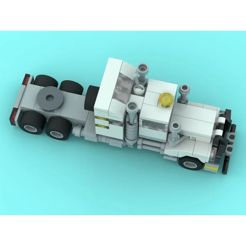 

MOC-64186 Small Highway Train Truck Building Blocks Model • 145 PartsMOC Creative Boys Kids Birthday Building Blocks Toy Gifts