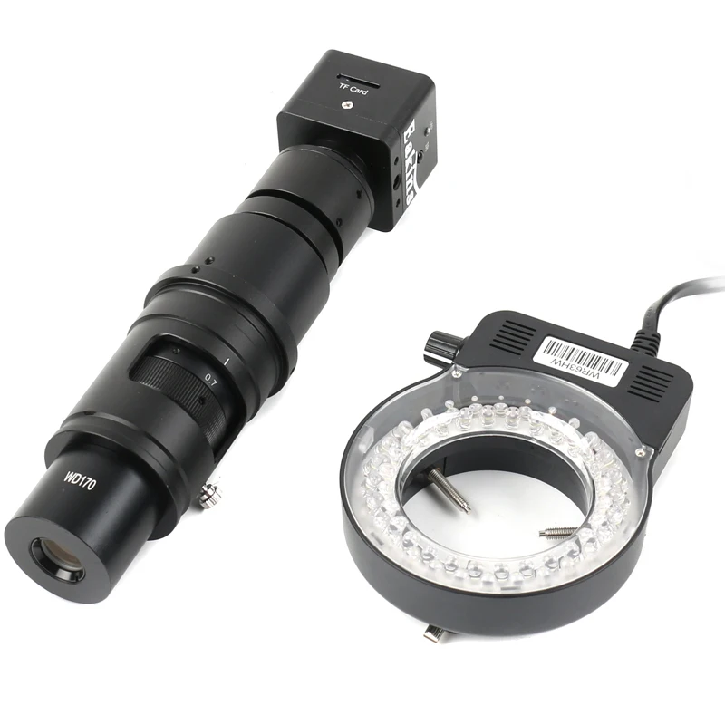 Electronic Soldering Microscope 160X 320X 105X Optical C-Mount Zoom Lens 4K HDMI USB Type-c TF Video PC Camera for SONY IMX678