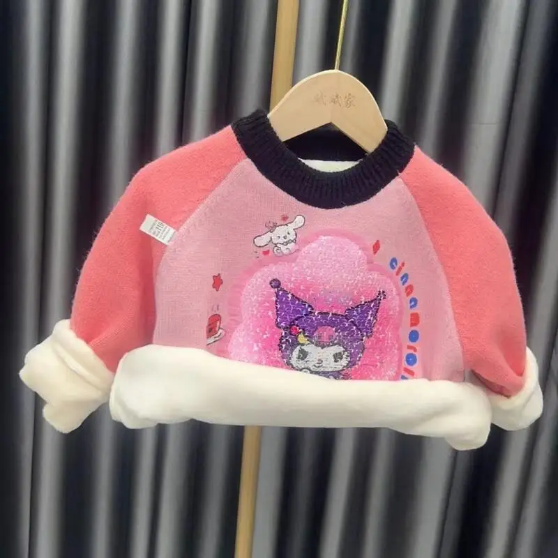 

Sanrio Kuromi Girls Clothing Child Sets Baby Girl Clothes Winter Kids Comfortable Teen Children's Top Bottom Set Boy's Boys 2025